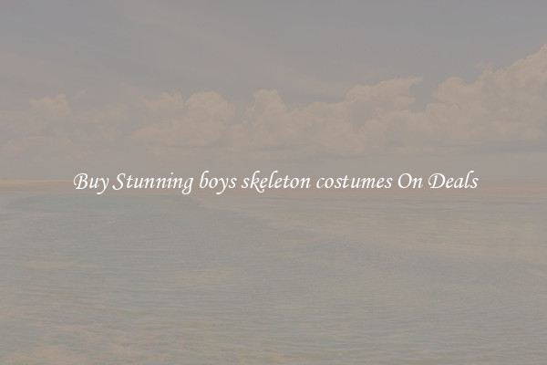 Buy Stunning boys skeleton costumes On Deals