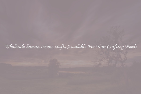 Wholesale human resinic crafts Available For Your Crafting Needs