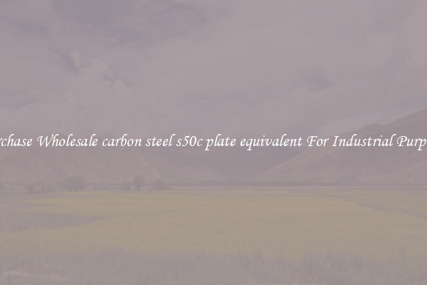 Purchase Wholesale carbon steel s50c plate equivalent For Industrial Purposes