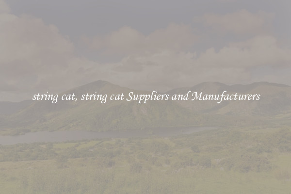 string cat, string cat Suppliers and Manufacturers
