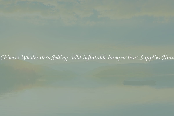 Chinese Wholesalers Selling child inflatable bumper boat Supplies Now