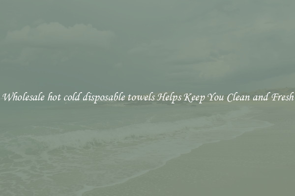 Wholesale hot cold disposable towels Helps Keep You Clean and Fresh